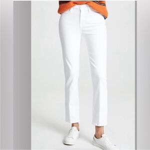 Frame Denim Le High Straight Leg Jeans White Size | 30